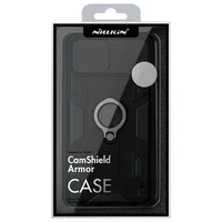 TPU+PC чехол Nillkin CamShield Armor (шторка на камеру) для Apple iPhone 12 Pro Max (6.7") Черный