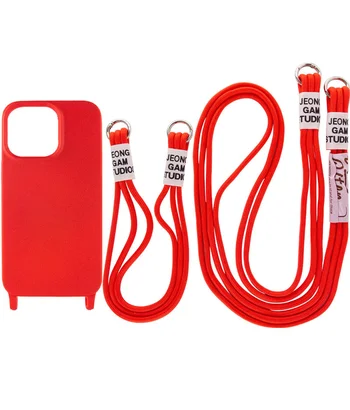 Чохол TPU two straps California для Apple iPhone 12 Pro Max (6.7") Червоний