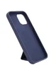Чехол Silicone Case Hand Holder для Apple iPhone 12 Pro Max (6.7") Темно-синий / Midnight blue