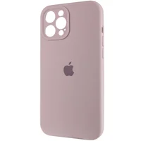 Чехол Silicone Case Full Camera Protective (AA) для Apple iPhone 12 Pro Max (6.7") Серый / Lavender