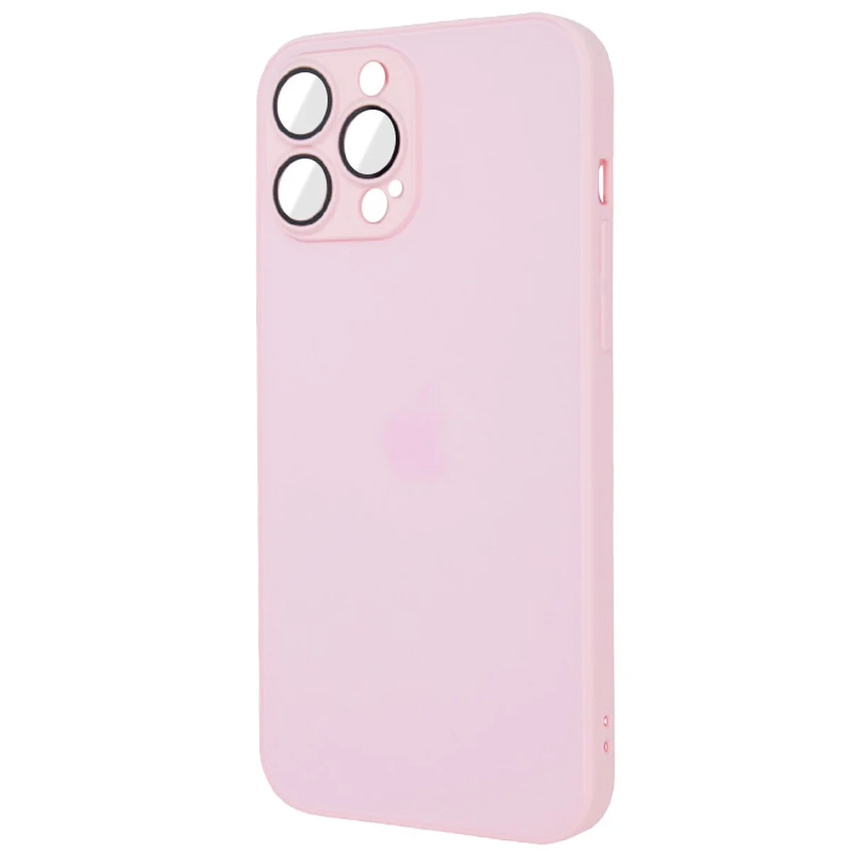 Чехол TPU+Glass Sapphire matte case для Apple iPhone 12 Pro Max (6.7") Chanel Pink
