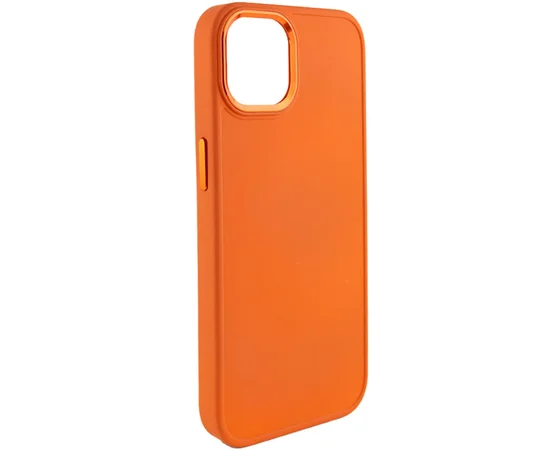 TPU чехол Bonbon Metal Style для Apple iPhone 12 Pro Max (6.7") Оранжевый / Papaya