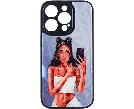 TPU+PC чехол Prisma Ladies для Apple iPhone 12 Pro Max (6.7") Black in White