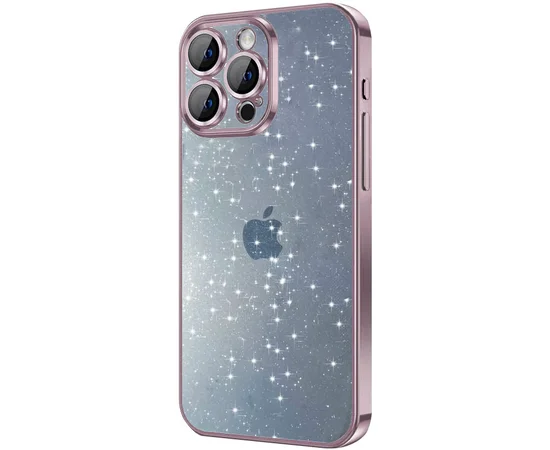 Чехол TPU+PC Glittershine для Apple iPhone 12 Pro Max (6.7") Rose Gold