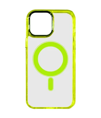 Чохол TPU Iris with MagSafe для Apple iPhone 12 Pro Max (6.7") Жовтий