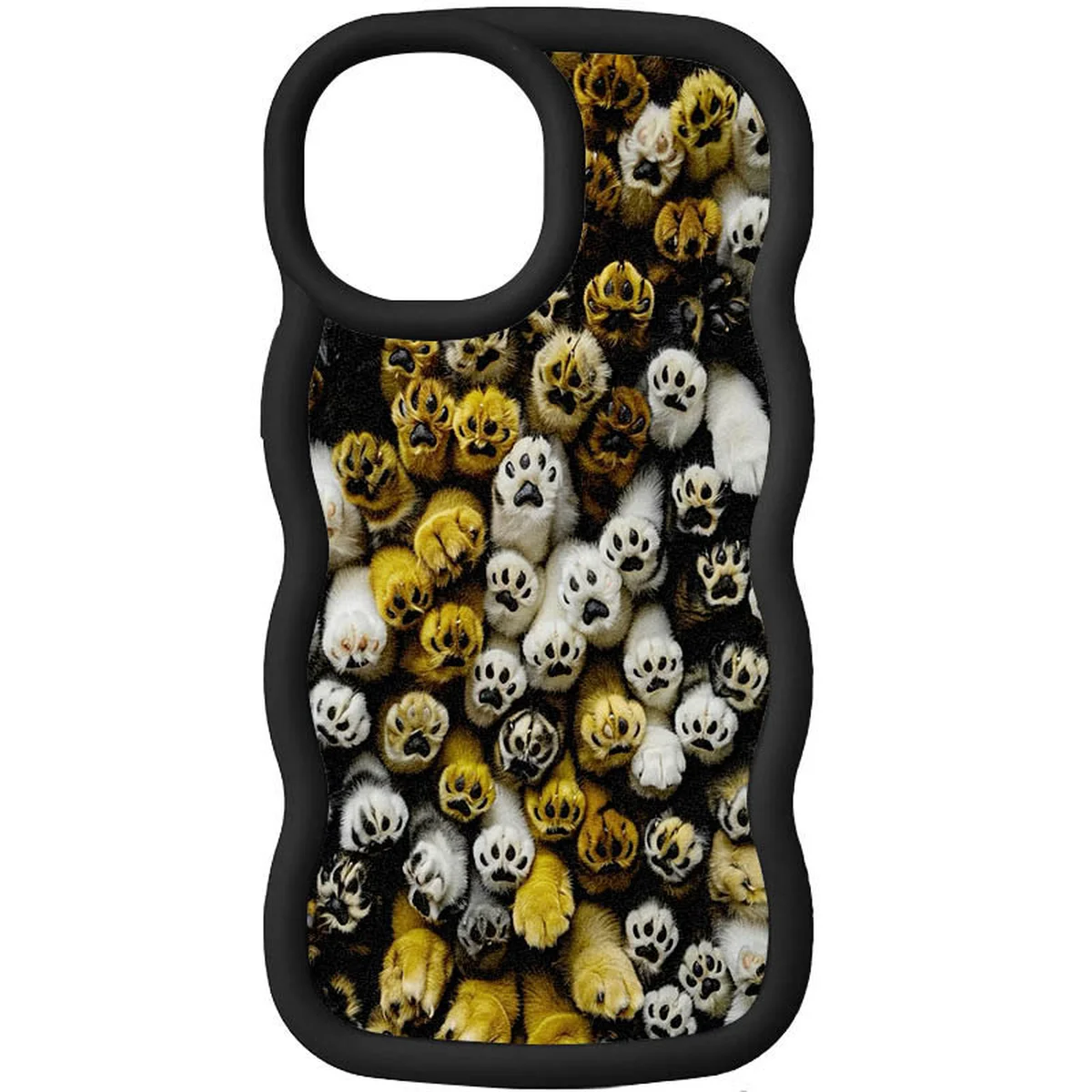 Чехол TPU Cloudy Pictures для Apple iPhone 12 Pro Max / 13 Pro Max (6.7") Paws