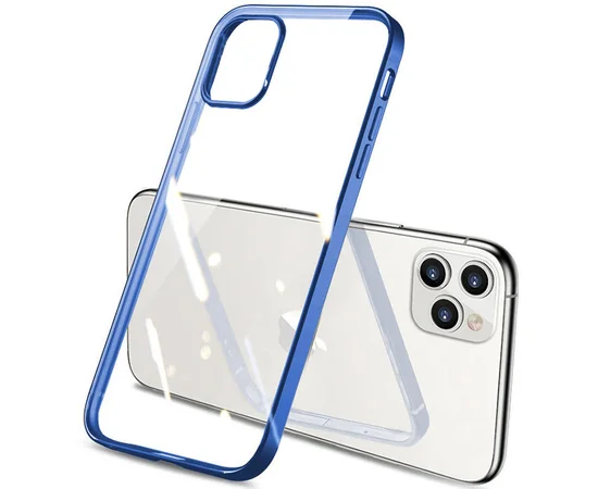 TPU чехол G-Case Shiny Series для Apple iPhone 12 Pro Max (6.7") Синий