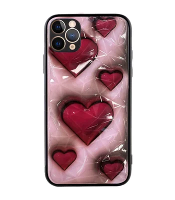 TPU+PC чохол Prisma Plushie для Apple iPhone 12 Pro Max (6.7") Hearts