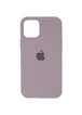Чехол Silicone Case Full Protective (AA) для Apple iPhone 12 Pro Max (6.7") Серый / Lavender