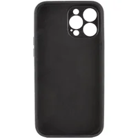 Чехол Silicone Case Lakshmi Square Full Camera для Apple iPhone 12 Pro Max (6.7") Черный / Black