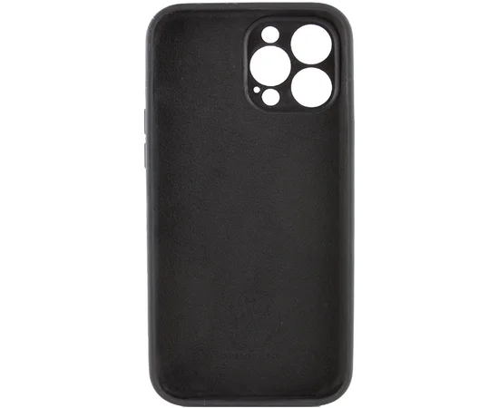 Чехол Silicone Case Lakshmi Square Full Camera для Apple iPhone 12 Pro Max (6.7") Черный / Black