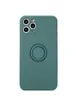 Чехол TPU Candy Ring Full Camera для Apple iPhone 12 Pro Max (6.7") Зеленый / Pine green