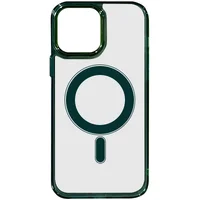 Чохол TPU Iris with MagSafe для Apple iPhone 12 Pro Max (6.7") Зелений