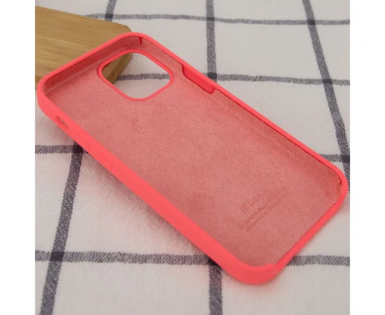 Чехол Silicone Case (AA) для Apple iPhone 12 Pro Max (6.7") Розовый / Hot Pink