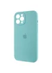 Чохол Silicone Case Full Camera Protective (AA) Apple iPhone 12 Pro Max (6.7") Бірюзовий / Marine Green