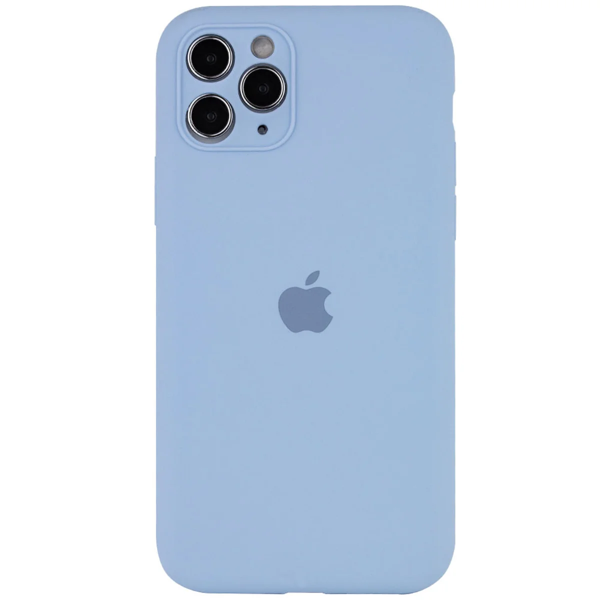Чохол Silicone Case Full Camera Protective (AA) для Apple iPhone 12 Pro Max (6.7 ") Блакитний / Lilac Blue
