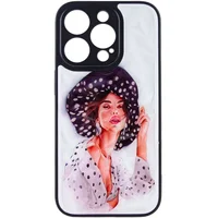 TPU+PC чехол Prisma Ladies для Apple iPhone 12 Pro Max (6.7") Girl in a hat