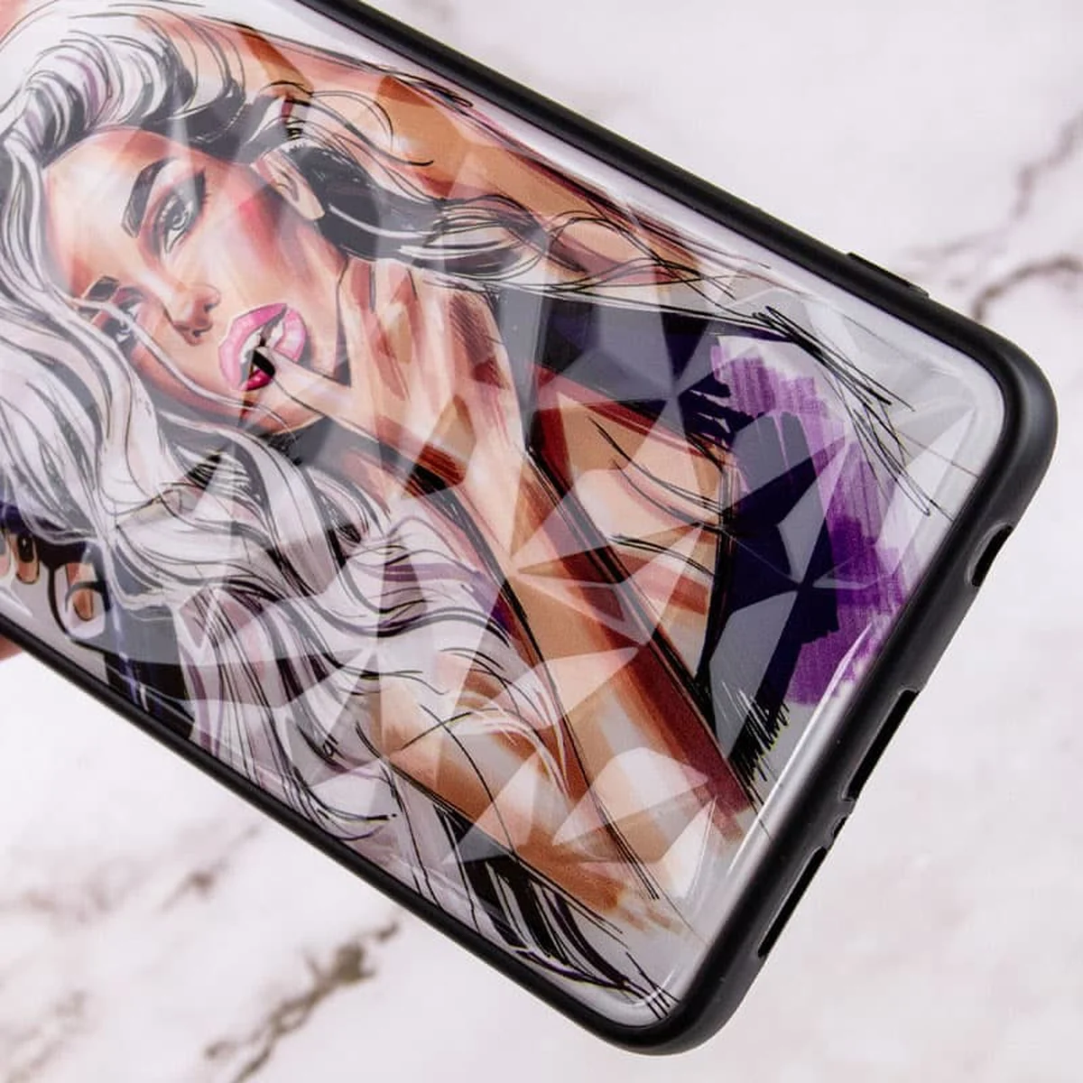 TPU+PC чохол Prisma Ladies для Apple iPhone 12 Pro Max (6.7") Purple