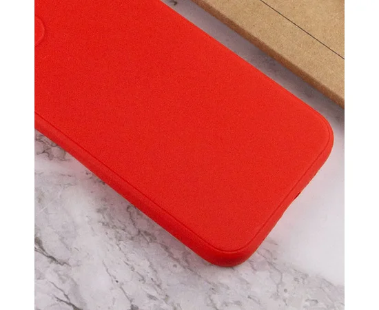 Силиконовый чехол Candy Full Camera для Apple iPhone 12 Pro Max (6.7") Красный / Red