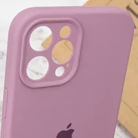 Чехол Silicone Case Full Camera Protective (AA) для Apple iPhone 12 Pro Max (6.7") Лиловый / Lilac Pride