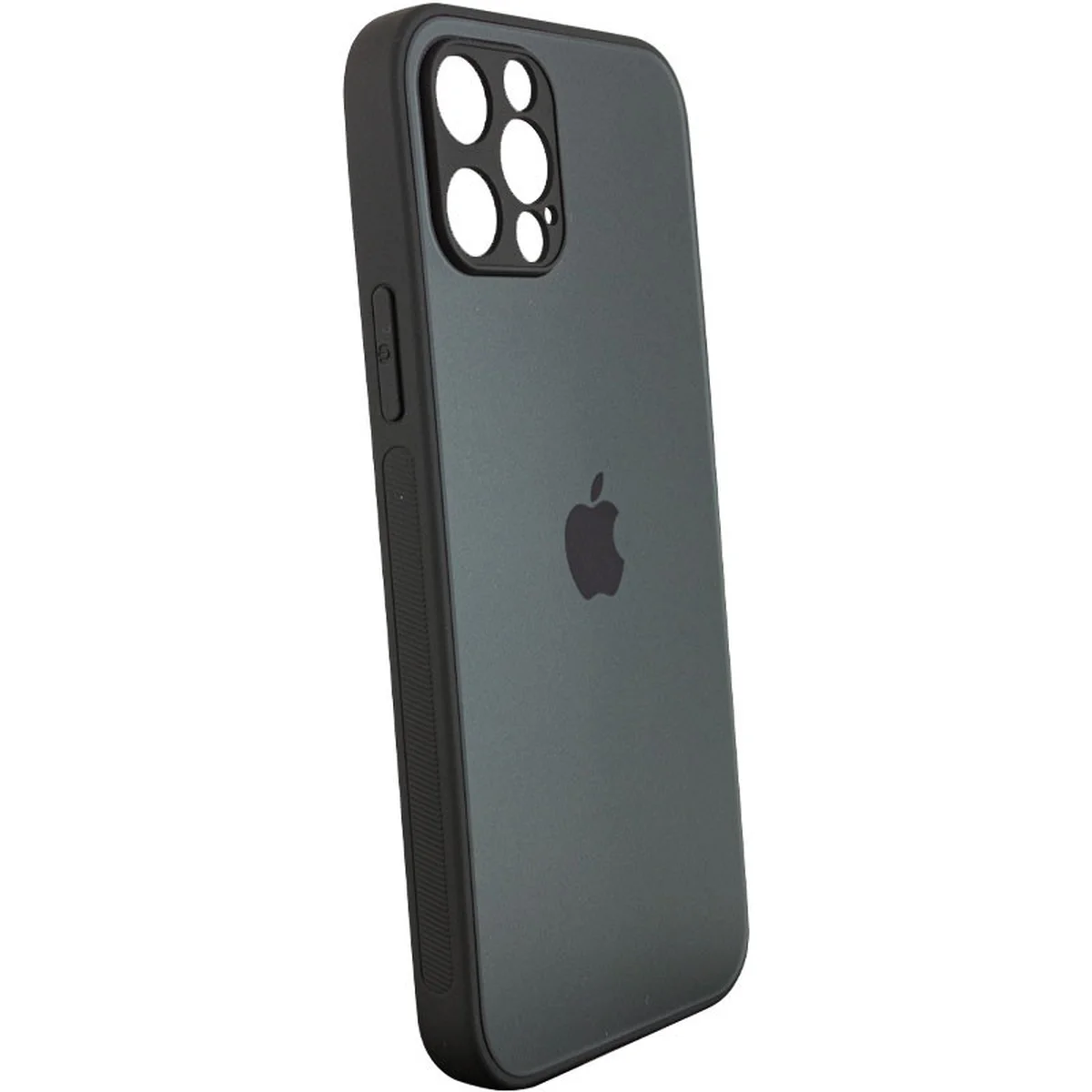 TPU+Glass чехол Matte Candy Full camera для Apple iPhone 12 Pro Max (6.7") Зеленый