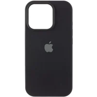 Чехол Silicone Case (AA) Logo with MagSafe для Apple iPhone 12 Pro Max (6.7") Черный / Black