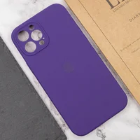 Чехол Silicone Case Full Camera Protective (AA) для Apple iPhone 12 Pro Max (6.7") Фиолетовый / Amethyst