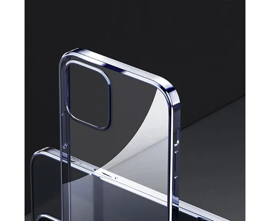 TPU чехол G-Case Shiny Series для Apple iPhone 12 Pro Max (6.7") Синий