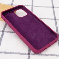 Чехол Silicone Case Full Protective (AA) для Apple iPhone 12 Pro Max (6.7") Бордовый / Maroon