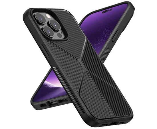 Чехол TPU BlackWood для Apple iPhone 12 Pro Max (6.7") Черный