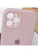 Чехол Silicone Case Full Camera Protective (AA) для Apple iPhone 12 Pro Max (6.7") Серый / Lavender / PVH