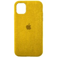 Чохол ALCANTARA Case Full для Apple iPhone 12 Pro Max (6.7 ") Жовтий