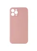 Силиконовый чехол Candy Full Camera для Apple iPhone 12 Pro Max (6.7") Розовый / Pink Sand