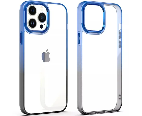 Чехол TPU+PC Fresh sip series для Apple iPhone 12 Pro Max (6.7") Черный / Синий