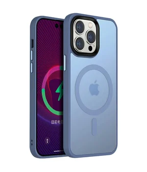Чехол Ummi Colorful with MagSafe для Apple iPhone 12 Pro Max (6.7") Голубой / Sierra Blue