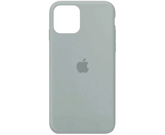Чехол Silicone Case Full Protective (AA) для Apple iPhone 12 Pro Max (6.7") Серый / Mist Blue