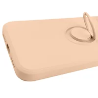 Чохол TPU Candy Ring Full Camera для Apple iPhone 12 Pro Max (6.7 ") Рожевий / Pink Sand