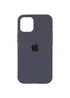 Чехол Silicone Case Full Protective (AA) для Apple iPhone 12 Pro Max (6.7") Серый / Dark Grey