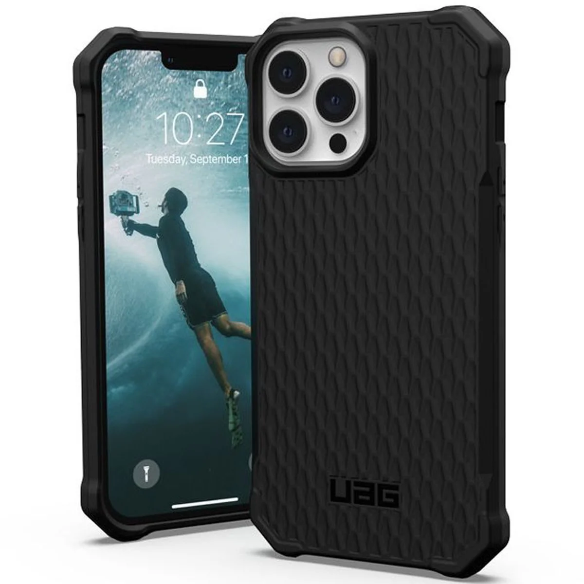 Чохол TPU UAG ESSENTIAL Armor для Apple iPhone 12 Pro Max (6.7") Чорний
