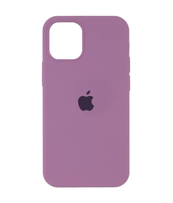 Чохол Silicone Case Full Protective (AA) для Apple iPhone 12 Pro Max (6.7 ") Ліловий / Lilac Pride