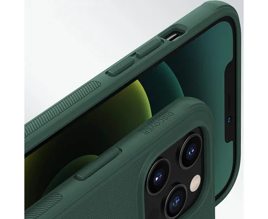 Чехол Nillkin Matte Pro для Apple iPhone 12 Pro Max (6.7") Зеленый / Deep Green