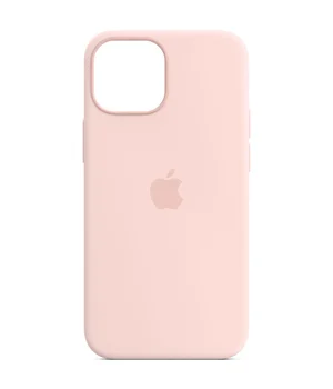 Чохол Silicone Case Full Protective (AA) для Apple iPhone 12 Pro Max (6.7") Рожевий / Chalk Pink