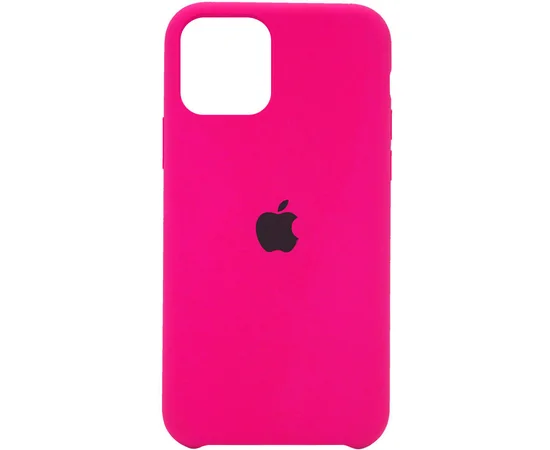 Чехол Silicone Case (AA) для Apple iPhone 12 Pro Max (6.7") Розовый / Barbie pink