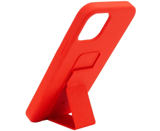 Чехол Silicone Case Hand Holder для Apple iPhone 12 Pro Max (6.7") Красный / Red