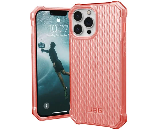Чехол TPU UAG ESSENTIAL Armor для Apple iPhone 12 Pro Max (6.7") Красный