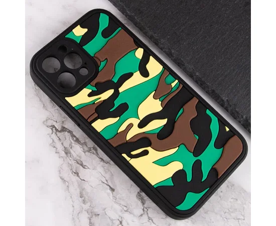Чехол TPU+PC Army Collection для Apple iPhone 12 Pro Max (6.7") Зеленый