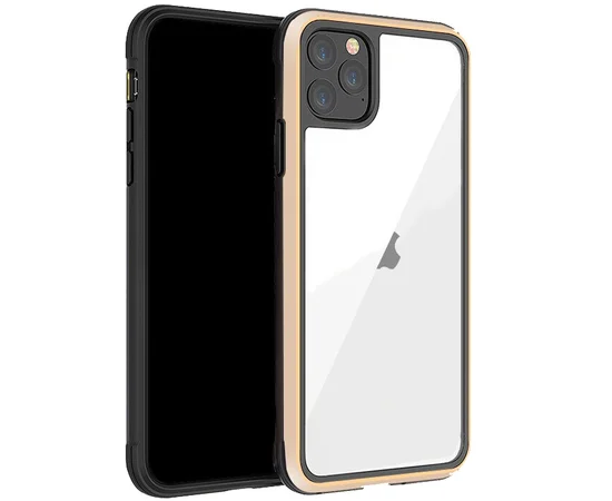 Чехол PC+TPU+Metal K-DOO Ares для Apple iPhone 12 Pro Max (6.7") Золотой