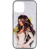 TPU+PC чехол Prisma Ladies для Apple iPhone 12 Pro Max (6.7") Yellow