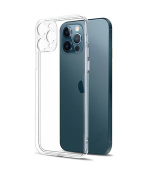 TPU чехол Epic Transparent 1,5mm Full Camera для Apple iPhone 12 Pro Max (6.7") Бесцветный (прозрачный)