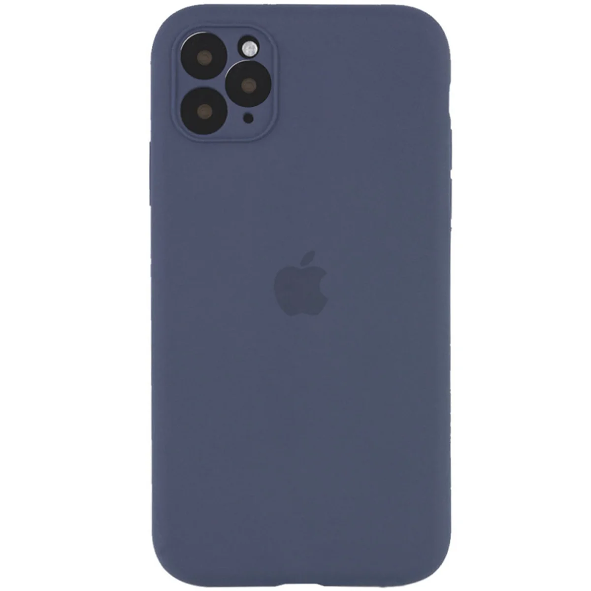 Чехол Silicone Case Full Camera Protective (AA) для Apple iPhone 12 Pro Max (6.7") Серый / Lavender Gray